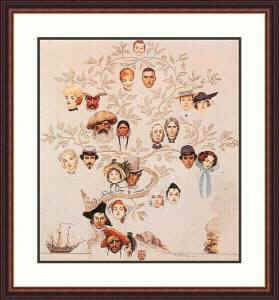 'The Family Tree' by Norman Rockwell